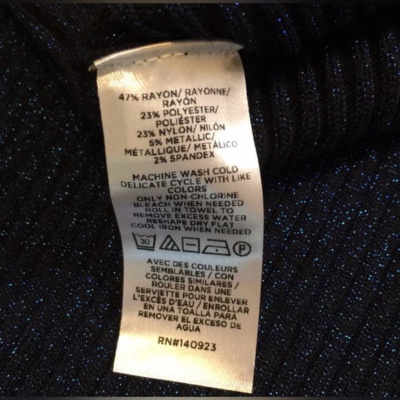 🫐NWT🫐 Loft Ribbed Trumpet Sleeve Midi Sweater dress - Picture 6 of 9